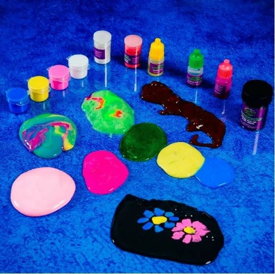 Set shkencor Lisciani Crazy Science Slime Kameleon, 50 ngjyra, për fëmijë