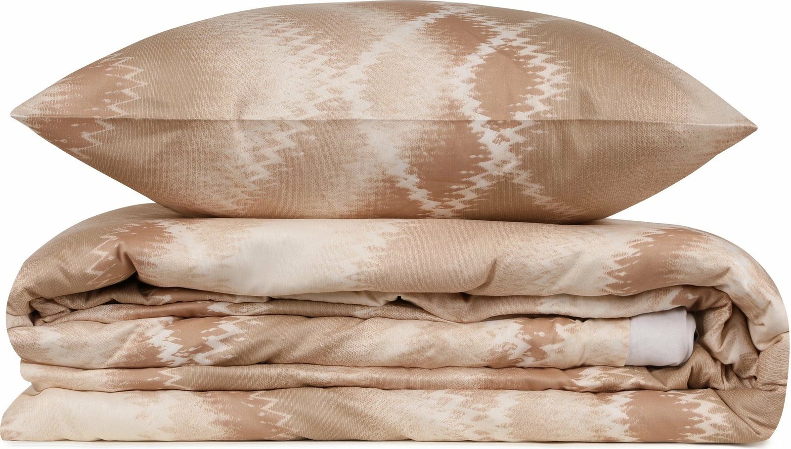 Set mbulesë jorgan për teke XXL, saten, Onzino, bezhë/krem