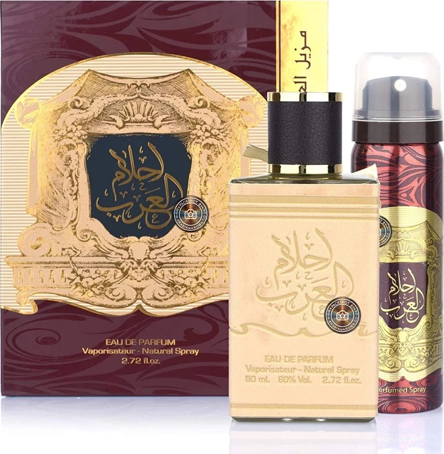 Set Eau de Parfum dhe deodorant Ard al Zaafaran Ahlam Al Arab unisex 80ml + 50ml