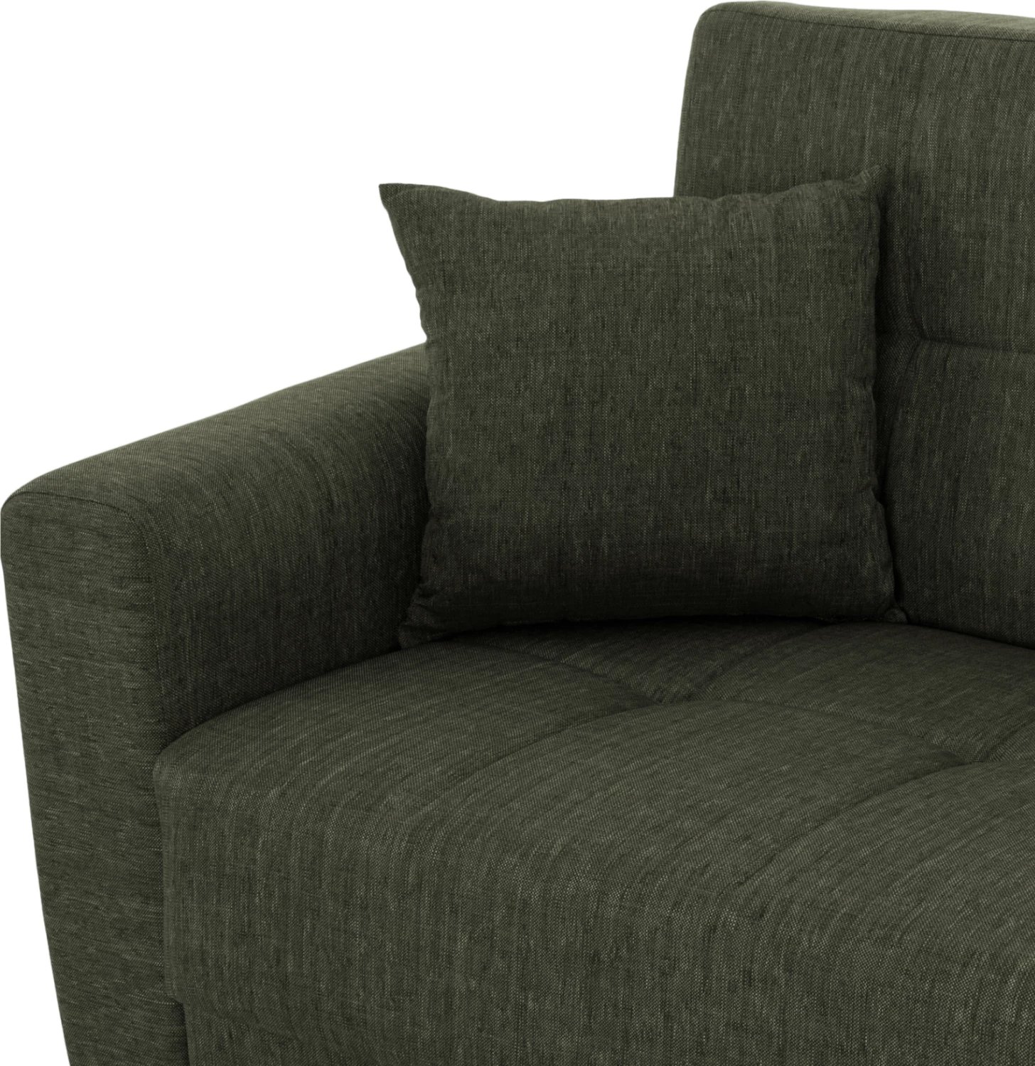 FH3242.05, 3-vendëshe divan-shtrat, shpinë e lartë, ulli i errët, 215x84x88 cm