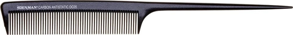 Krehër bisht Denman DC05 Carbon i zi, 1 copë