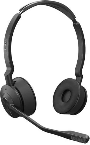 Kufje Jabra Engage 75 SE Stereo, me valë, me stacion bazë, e zezë