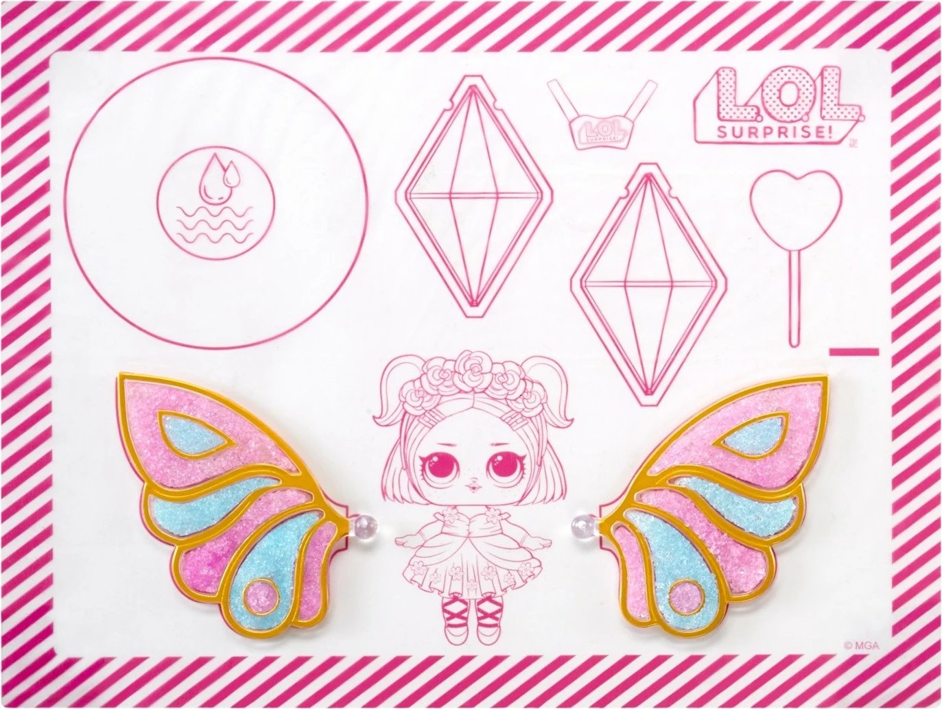 Kukull L.O.L. Surprise Fairy, MGA, 1 copë, shumëngjyrëshe Kukull L.O.L. Surprise Fairy, MGA, 1 copë, shumëngjyrëshe