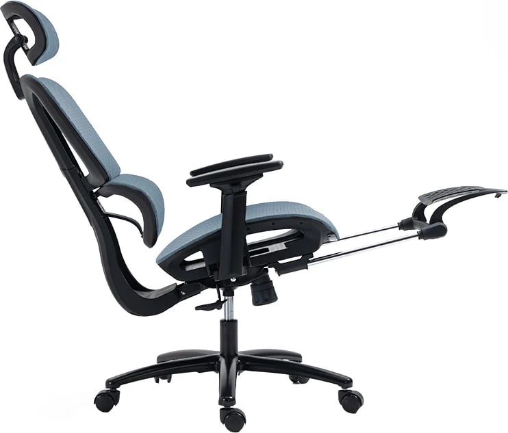 Karrige për zyre Verdant, e kaltër/e zezë