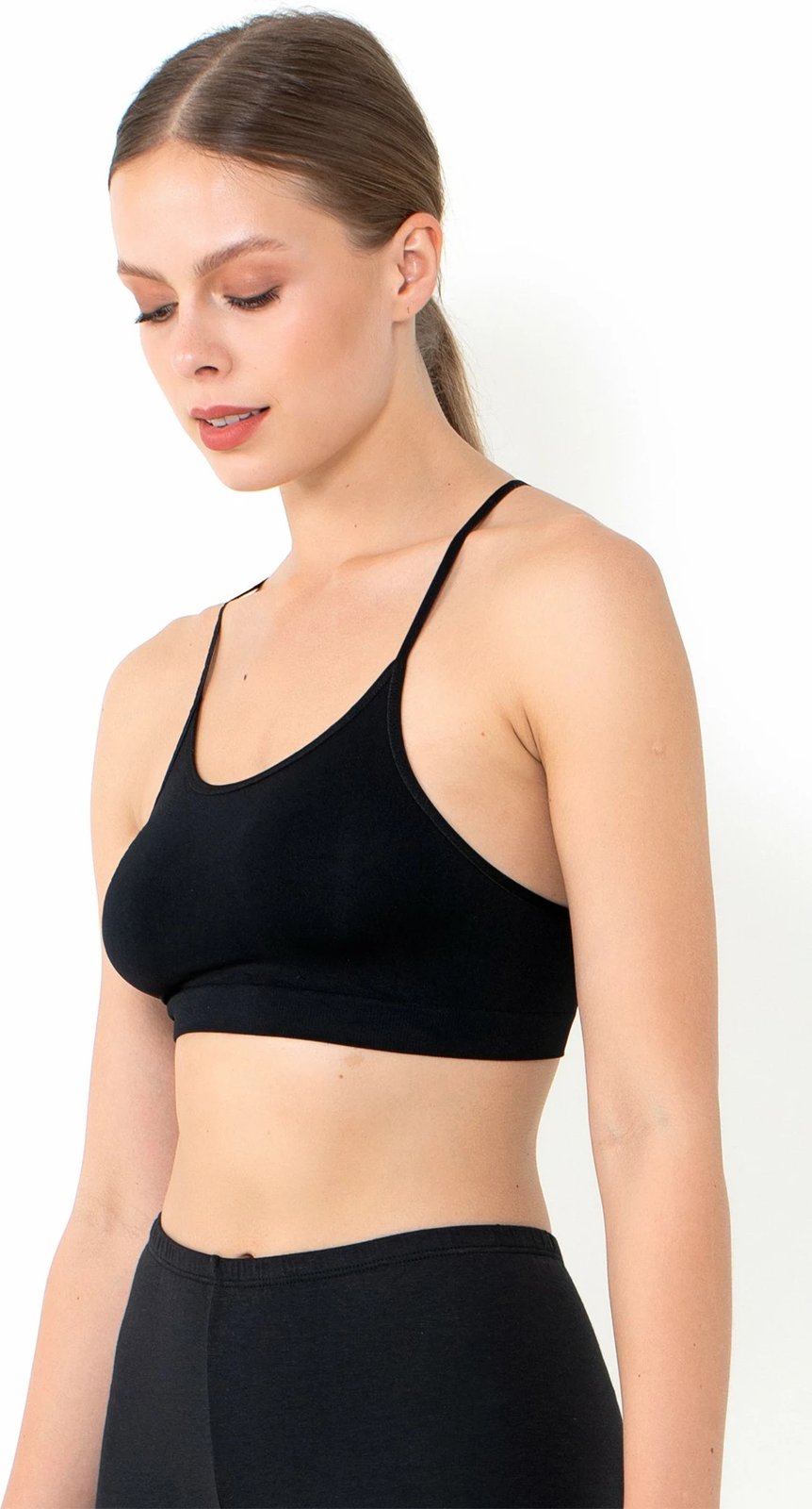 Bustier i zi Jumeon, 237-002200, për femra