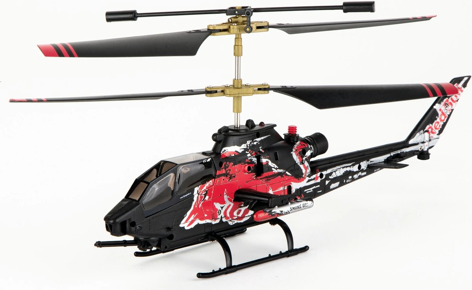 Helikopter Carrera 370501040X, 12 vjeç, i zi dhe i kuq