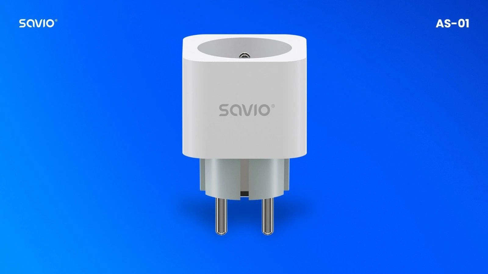 Prizë e mençur Wi-Fi Savio AS-01, set 3 copë, e bardhë