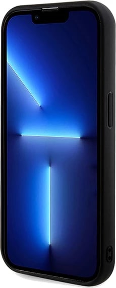 Mbështjellës Guess Sequin Script Metal për iPhone 14 Pro, i zi Mbështjellës Guess Sequin Script Metal për iPhone 14 Pro, i zi