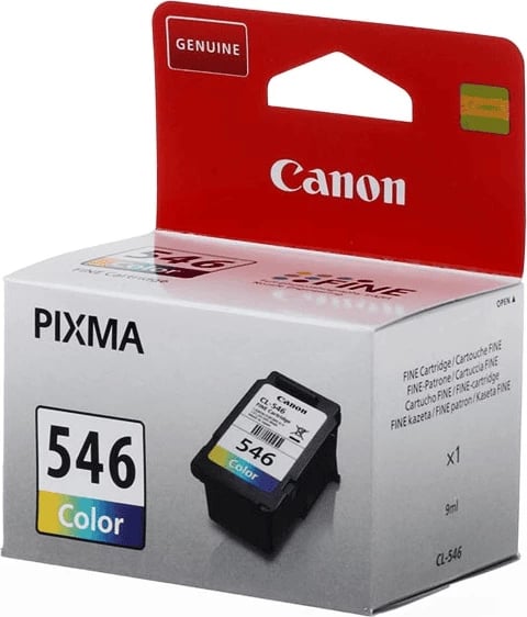 Fishek boje, Canon, CL-546 (8289B001), 8 ml, deri 180 faqe, shumëngjyrësh