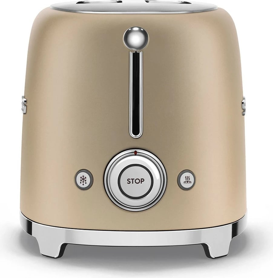 Tostues SMEG TSF01CHMEU, 2 feta, 950W, gold