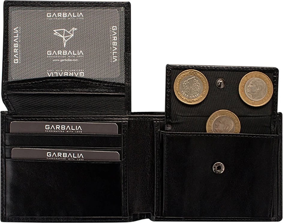 Portofol për burra, lëkurë e zezë, Zoozie Bags Jackson