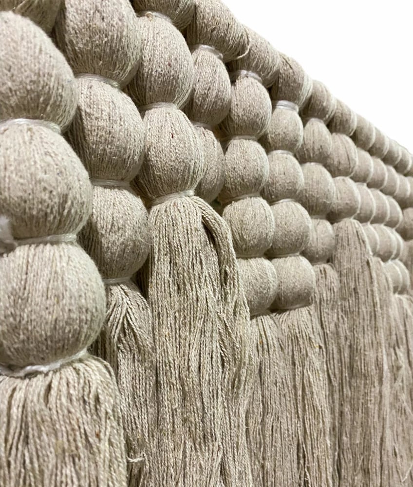 Dekor muror ANOUK, pambuk dhe poliester, natyral, 80x100cm