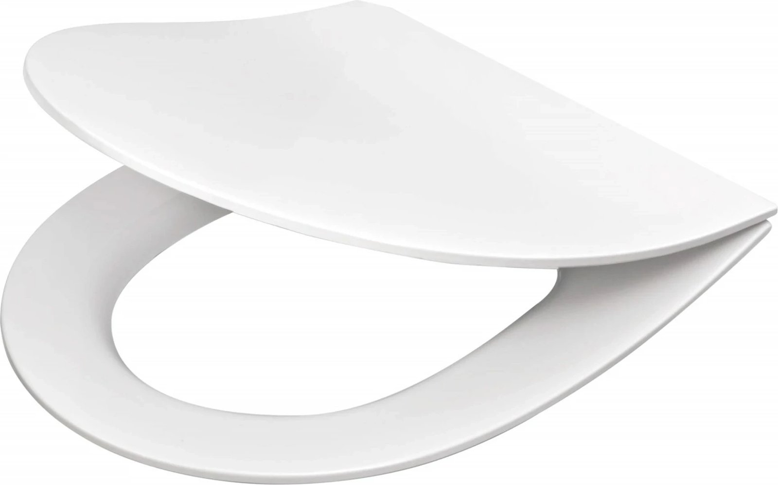 Kapak tualeti deante, Slim, Soft-close, i bardhë