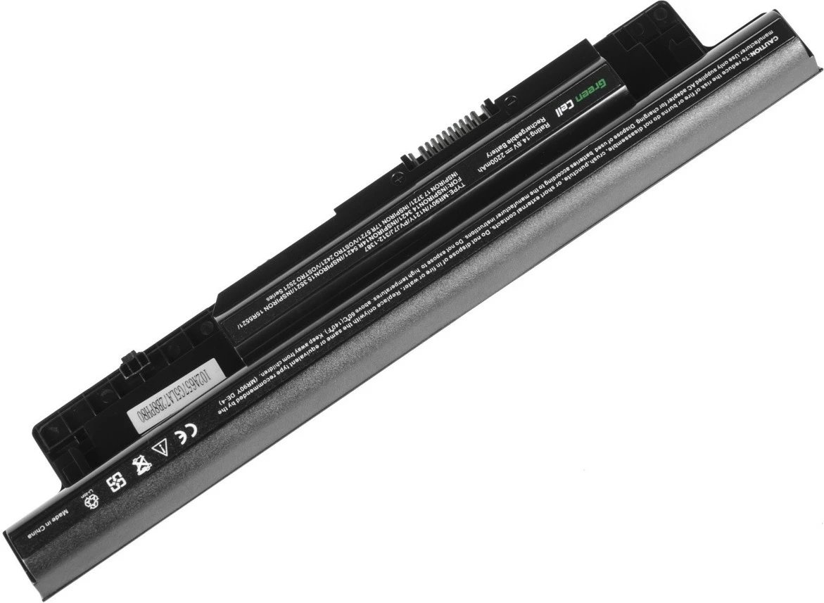 Bateri laptopi Green Cell DE109 për Dell 3521, 14.4V, 2200mAh, e zezë