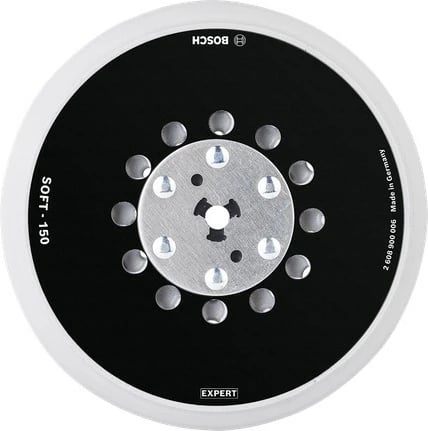 Disk mbështetës për letër zmerile Bosch Expert 2 608 900 006, 15 cm, i zi, argjendtë