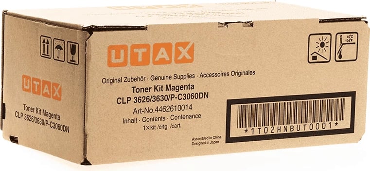 Toner, Utax, 4462610014, rendiment 10000 faqe, standard, magenta