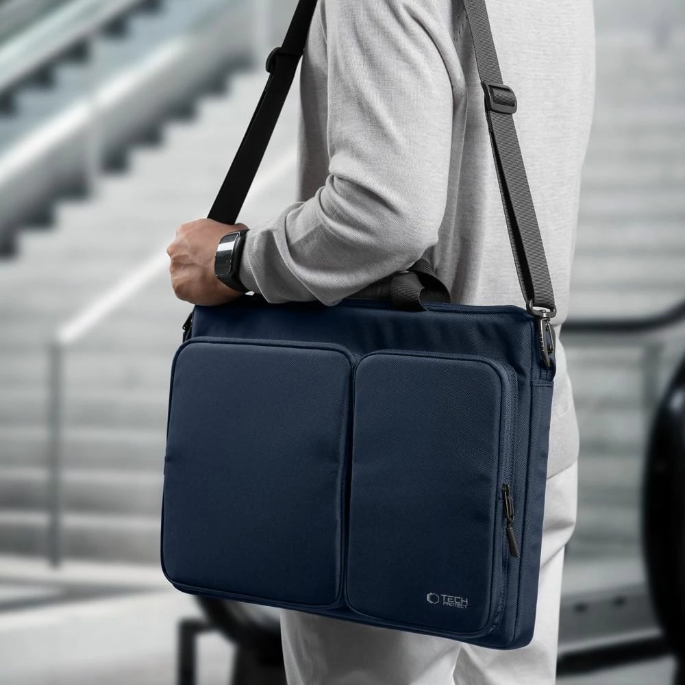 Çantë laptopi Tech-Protect Defender, 17", Kaltër Çantë laptopi Tech-Protect Defender, 17", Kaltër