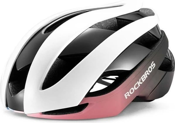 Helmetë çiklizmi Rockbros, M (55-58 cm), rozë-blu