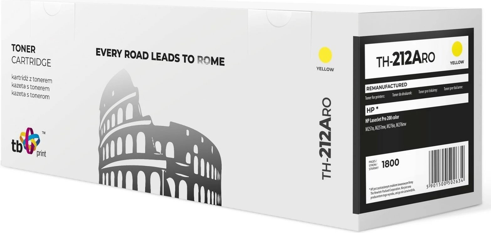 Toner TB Print TH-212ARO, për HP/Canon, Yellow