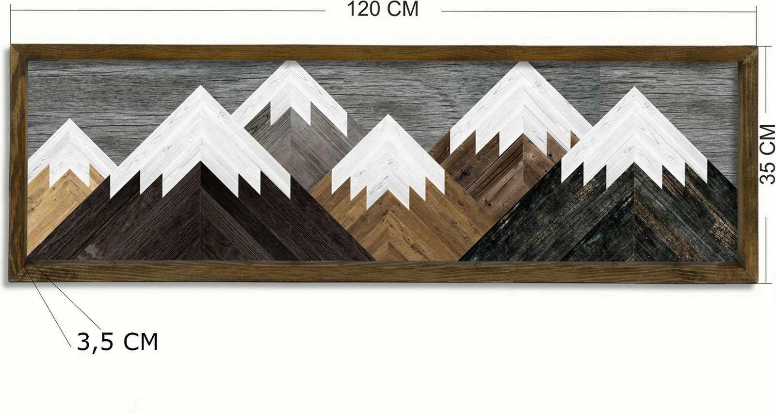 Pikturë dekorative me kornizë MDF, shumëngjyrëshe, TAH024, 35x120cm Pikturë dekorative me kornizë MDF, shumëngjyrëshe, TAH024, 35x120cm