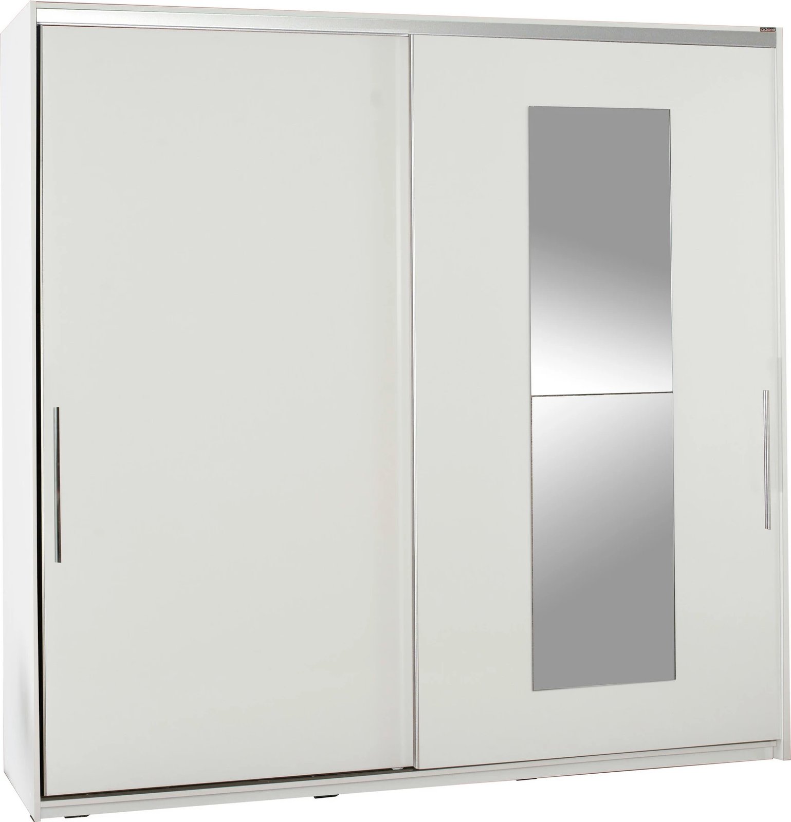 Dollap Hanah Home, Swd-720-Bb-3, ngjyrë e bardhë, me derë pasqyre, 210x207x60cm