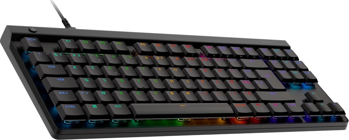 Tastierë mekanike Logitech G515, RGB, Tenkeyless, AZERTY, e zezë