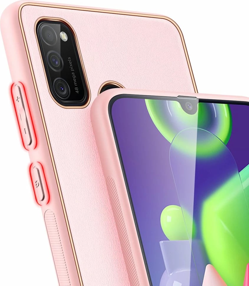 Mbështjellës Dux Ducis Yolo për Samsung Galaxy M30s, rozë