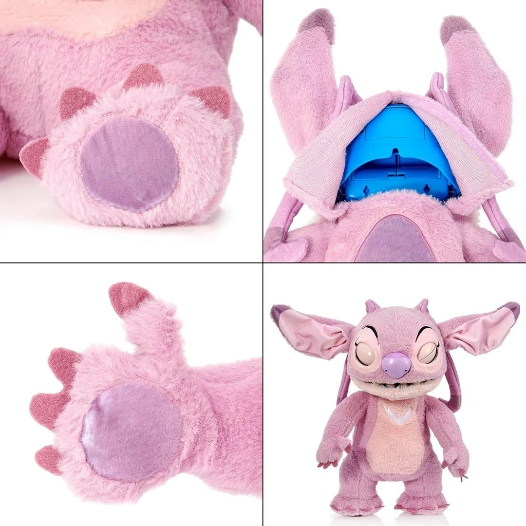 Maskotë interaktive WOW Stuff Disney Real FX Angel, rozë