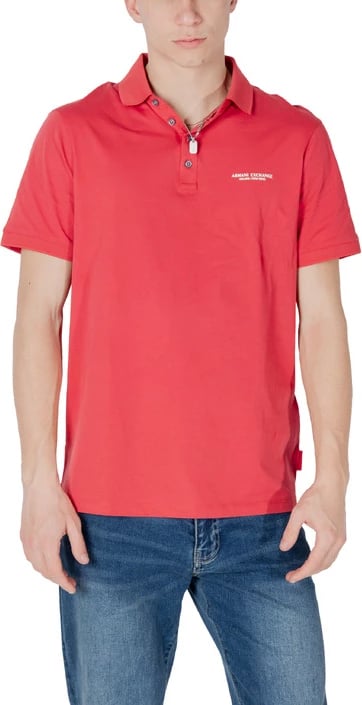Maicë polo për meshkuj Armani Exchange, e kuqe