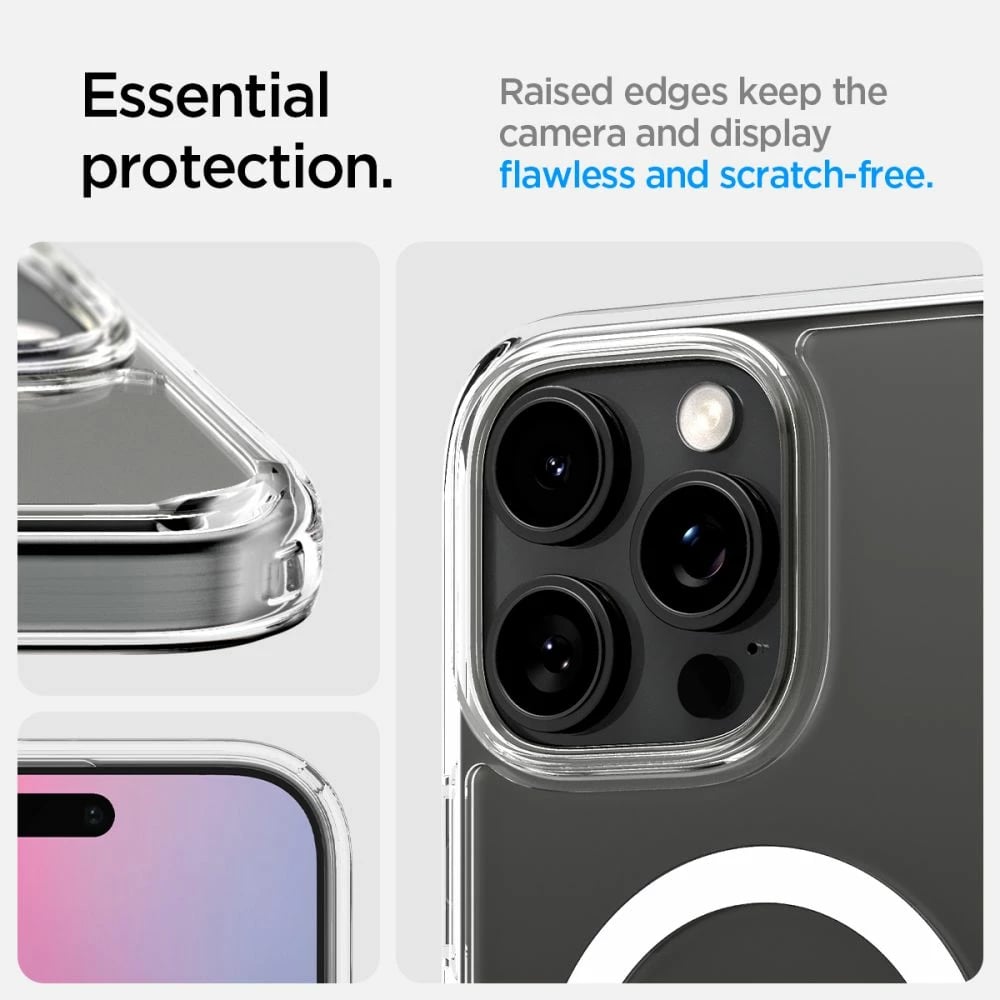 Mbështjellës Spigen Ultra Hybrid për iPhone 16 Pro, Bardhë