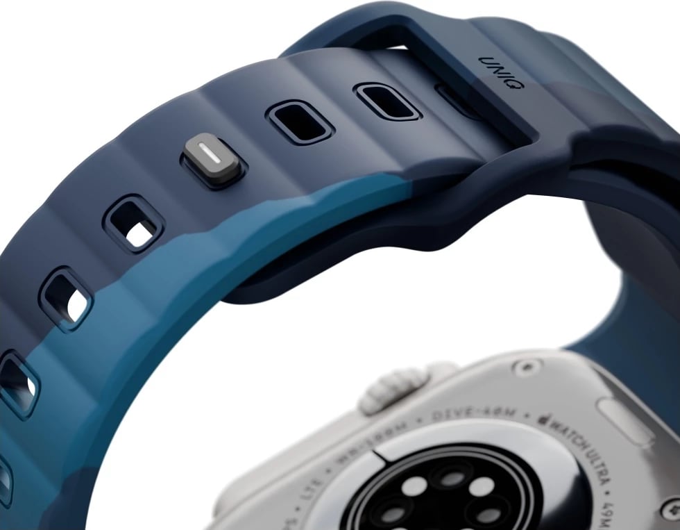 Rrip gome për Apple Watch UNIQ Stride De Rubber, Blu