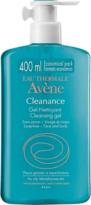 Xhel pastrues për fytyrë dhe trup AVÈNE Cleanance unisex 400ml
