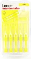 Furça interdentale Lacer Fine Straight unisex 6 copë e verdhë