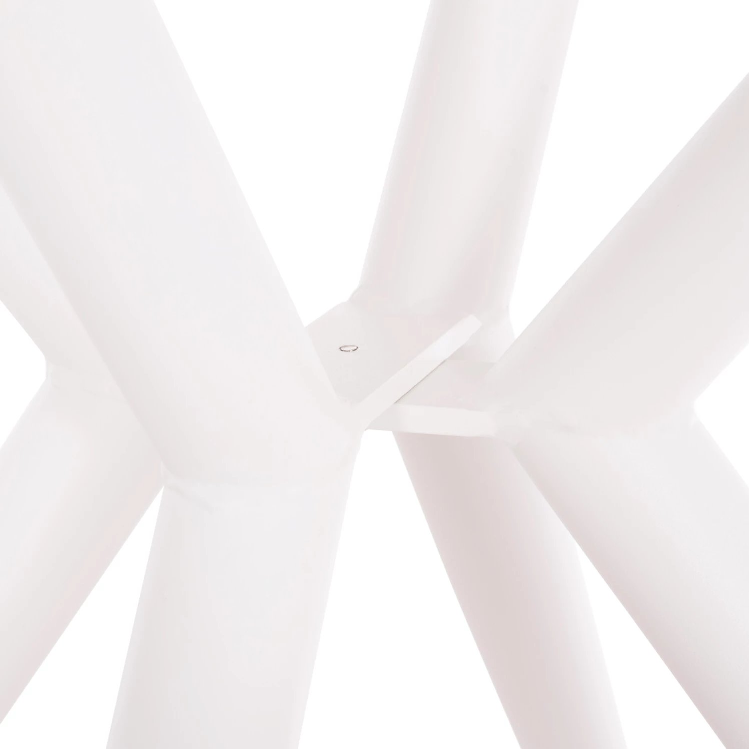 Tavolinë e jashtme rrethore HIGER FH6289.02 alumini e bardhë Φ90Χ74Hcm