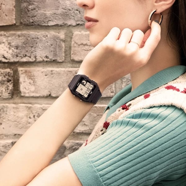 Orë dore CASIO POP, unisex, e zezë