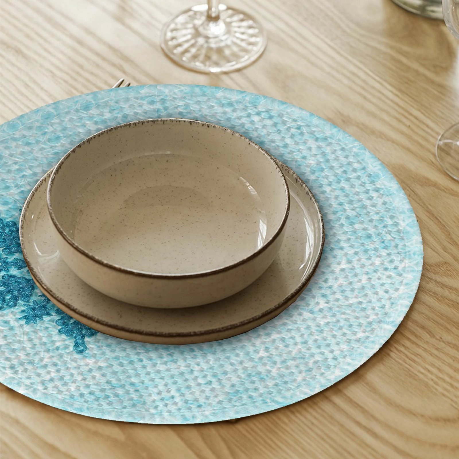 Nënshtrat tavoline Hermia Concept, shumëngjyrësh, 4 copë, 37cm