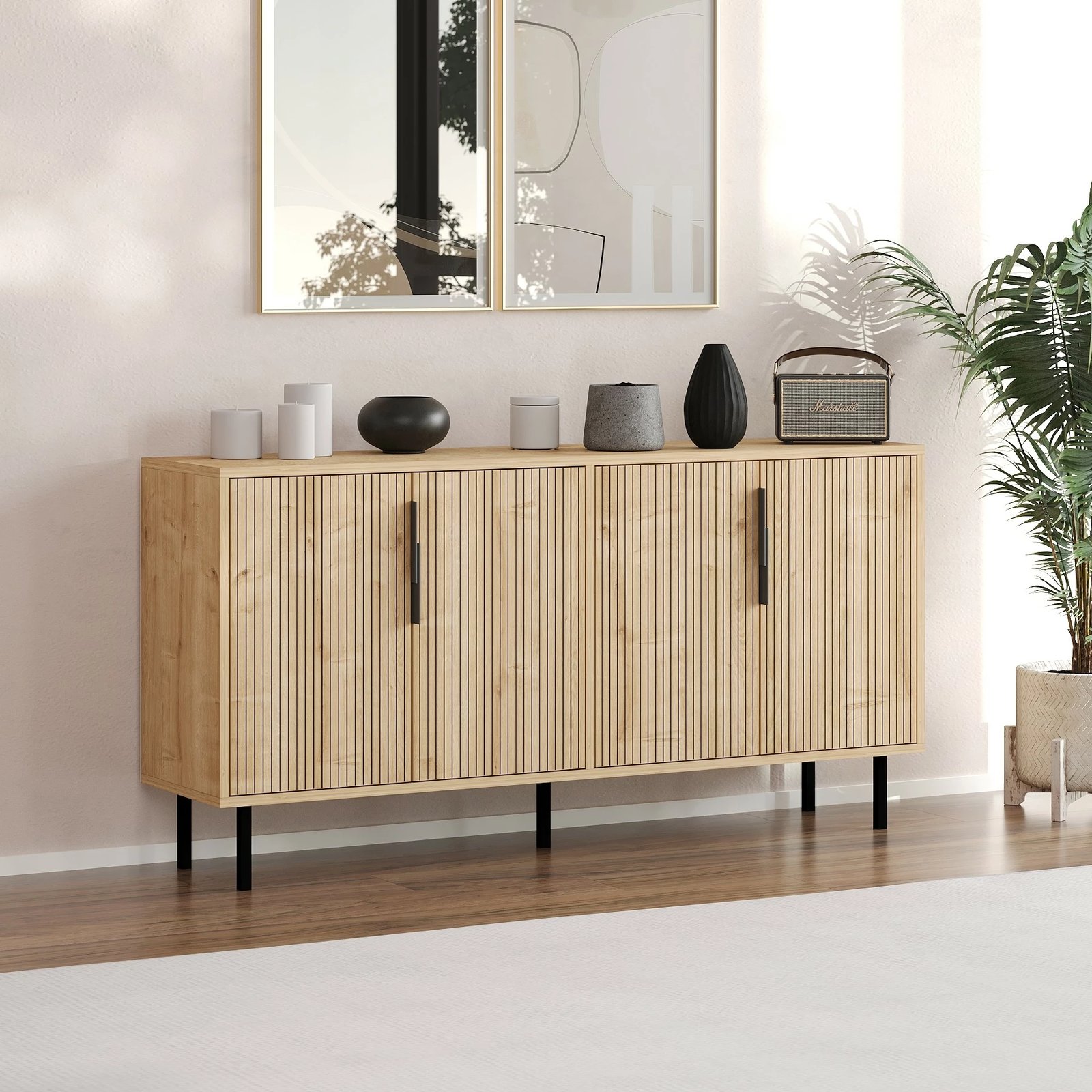 Konsolë Hanah Home, Clara, ngjyrë Sapphire Oak