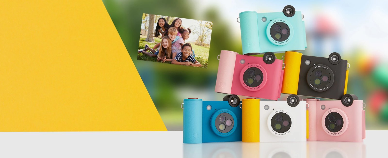 Kamera instant Kodak Smile RODSMPCAMFS, Fuchsia
