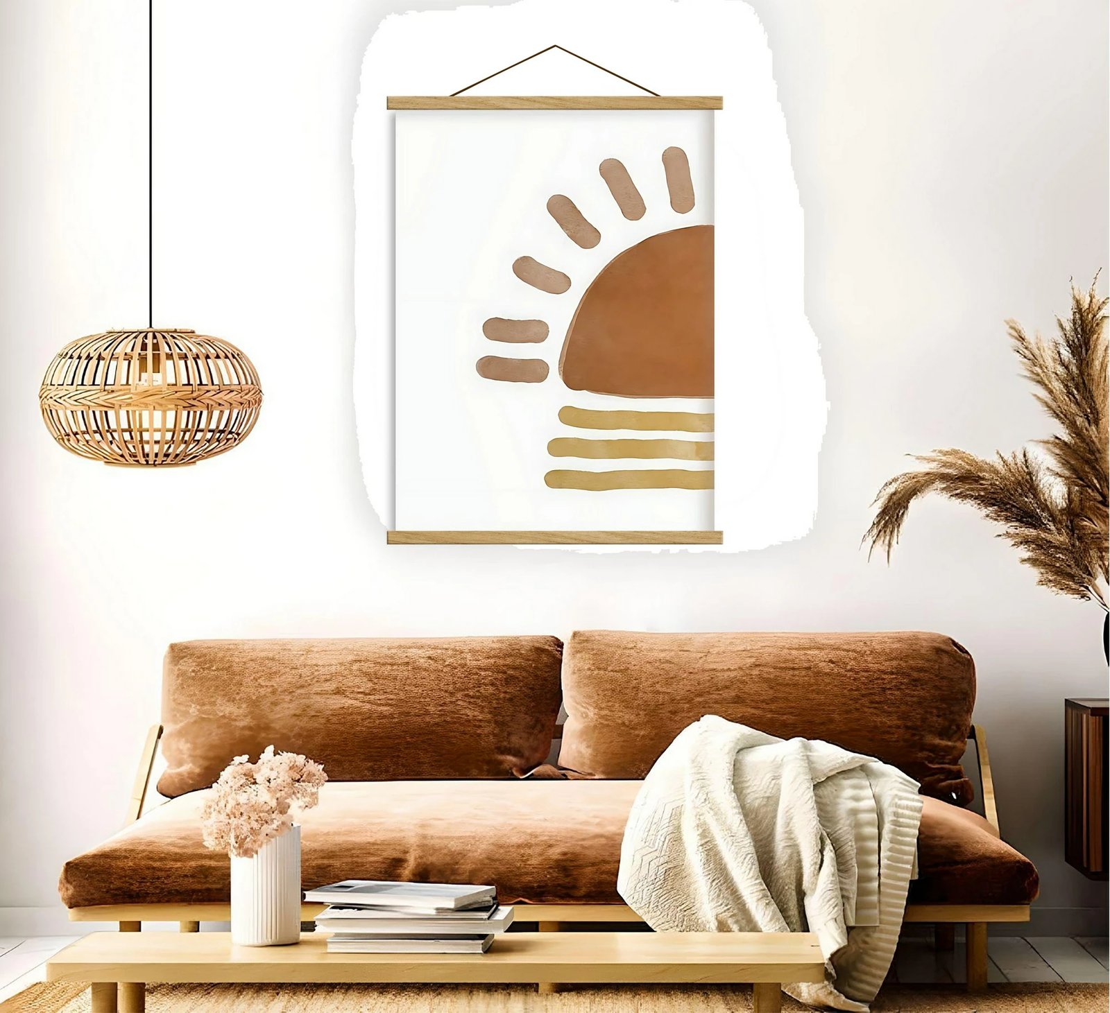 Pikturë dekorative me kornizë, shumëngjyrëshe, Wallity MRG07, 50x70cm