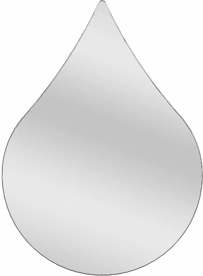 Pasqyrë me LED, formë pike, e bardhë, Skye Decor, 50x70x2.2cm