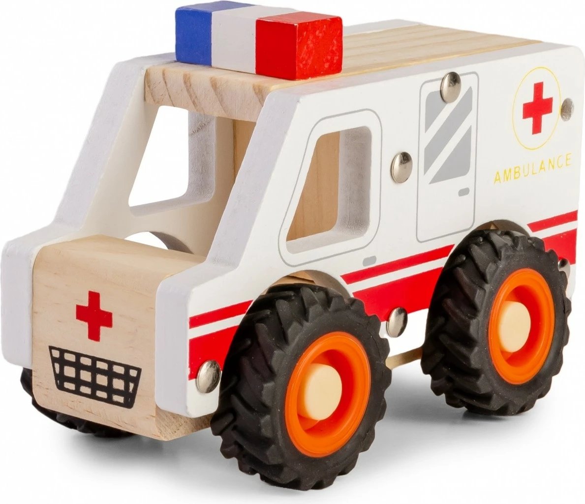 Lodër ambulancë prej druri Daffi D-135, shumëngjyrëshe