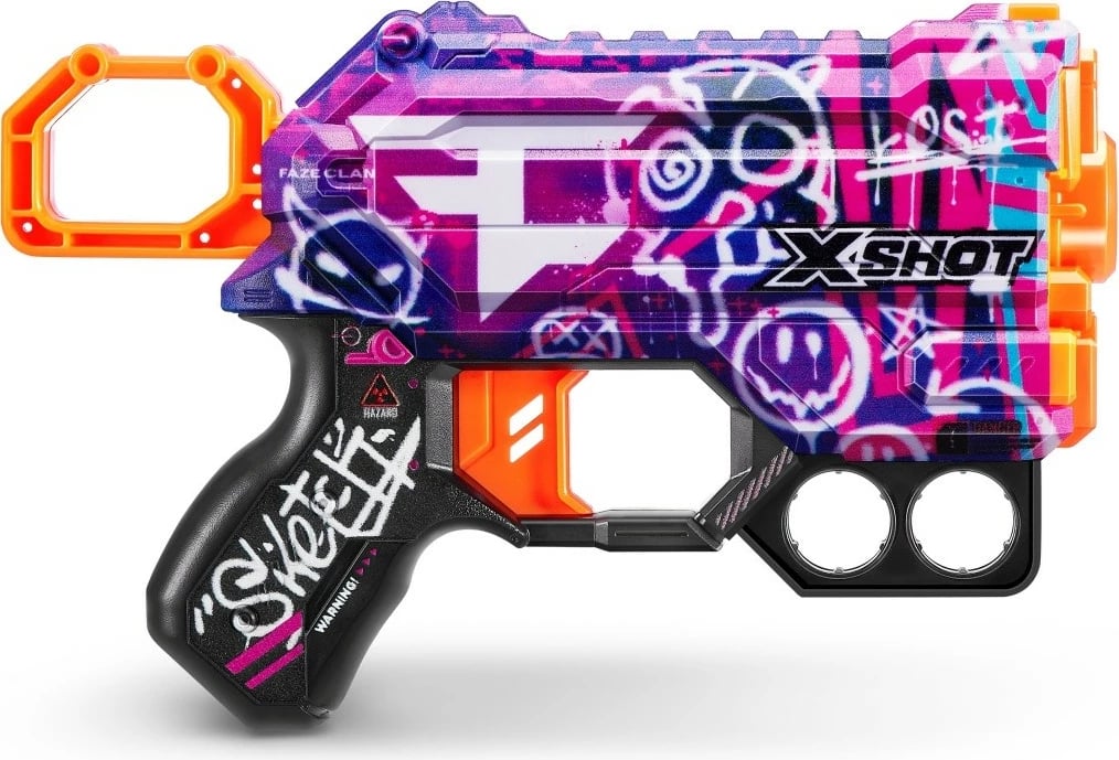 Lodër blaster ZURU X-Shot Skins Menace Faze Launcher, 4 shigjeta, Mix Lodër blaster ZURU X-Shot Skins Menace Faze Launcher, 4 shigjeta, Mix
