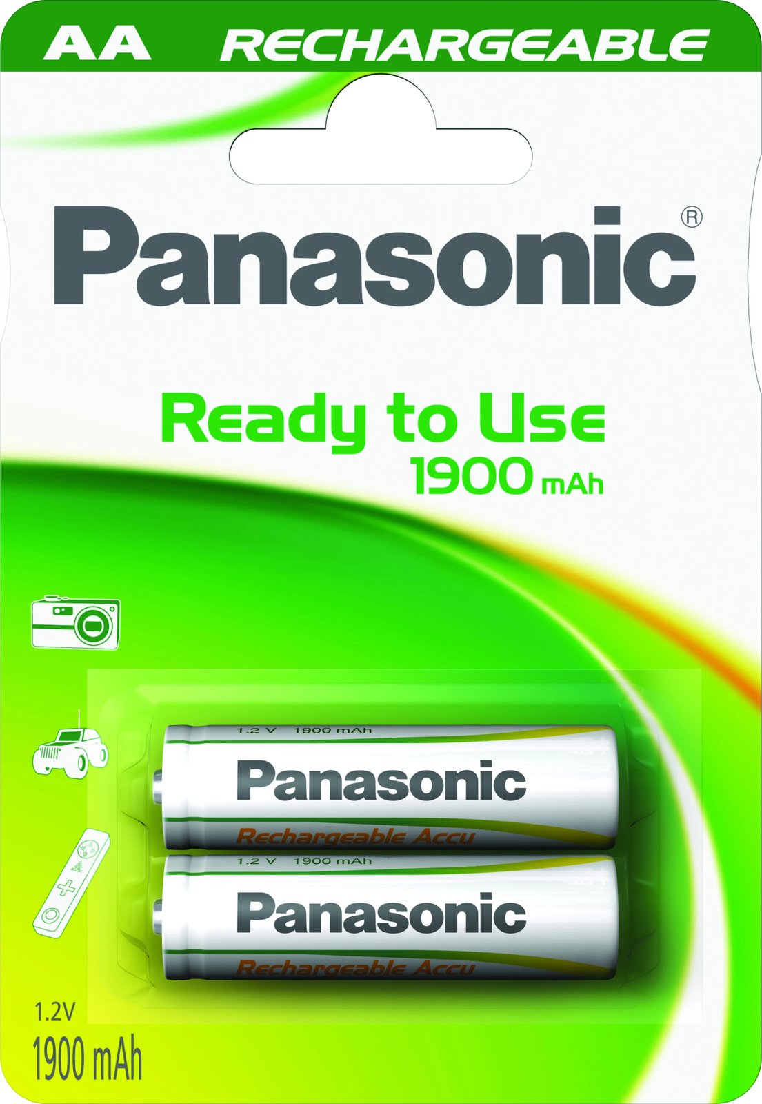 PANASONIC  HHR-3MVE/2BP 1900mAh   