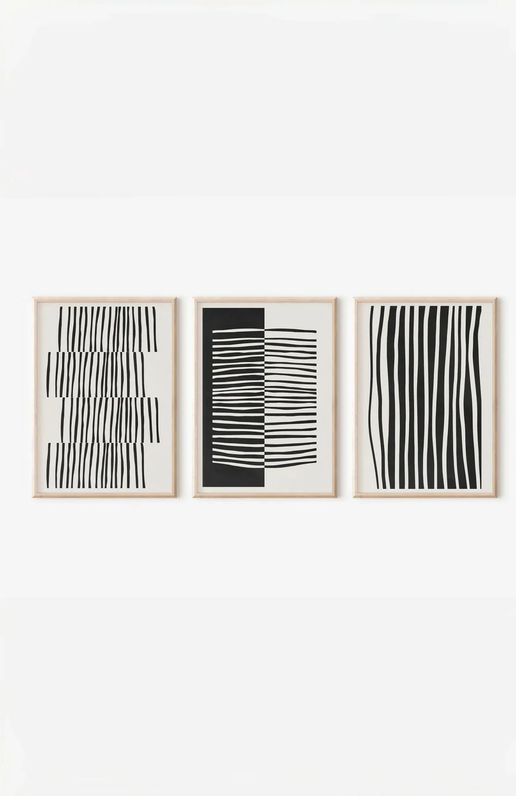 Piktura dekorative me kornizë (3 copë), Wallity, 3Dartsohoset78