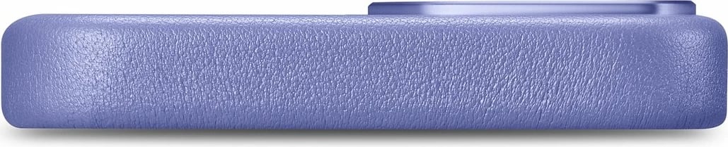 Mbështjellës iCarer për iPhone 14 Plus, lëkurë natyrale, MagSafe, vjollcë e çelët