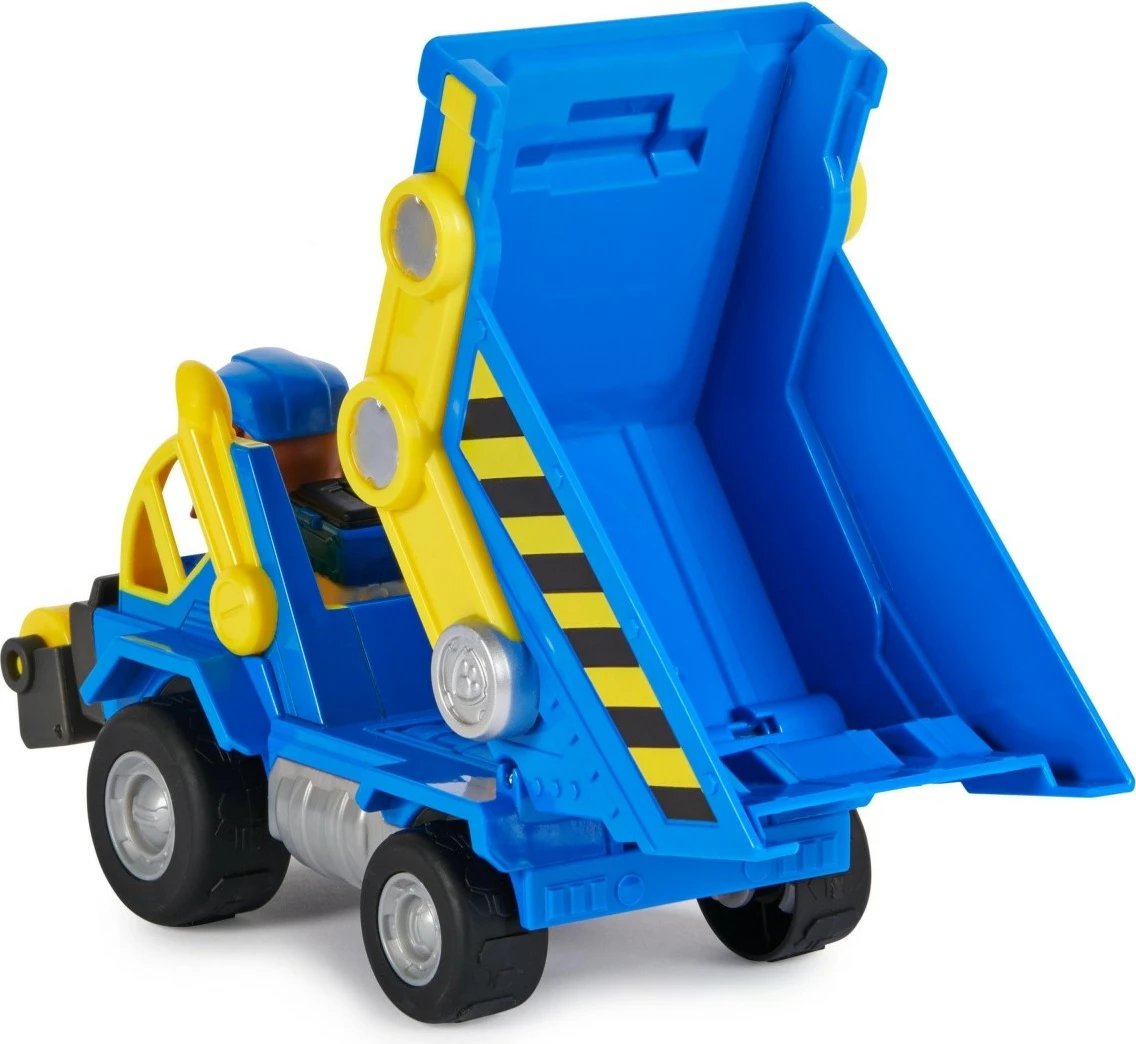 Kamion ndërtimi lodër Spin Master Paw Patrol Rubble & Crew Wheeler, plastikë, Blu/Verdhë