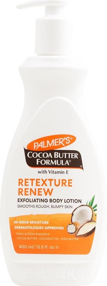 Balsam trupi PALMER'S Retexture Renew Exfoliating Body Lotion Peeling, 400ml