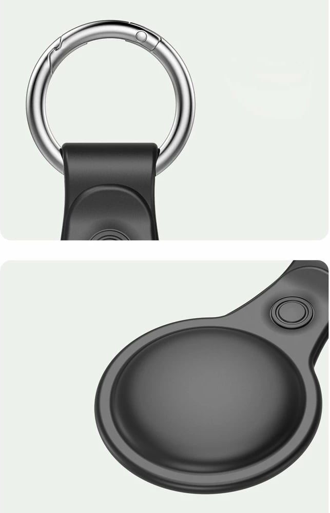 Mbështjellës silikon Dux Ducis për AirTag, set 4 copë, e zezë/e gjelbër/rozë/blu