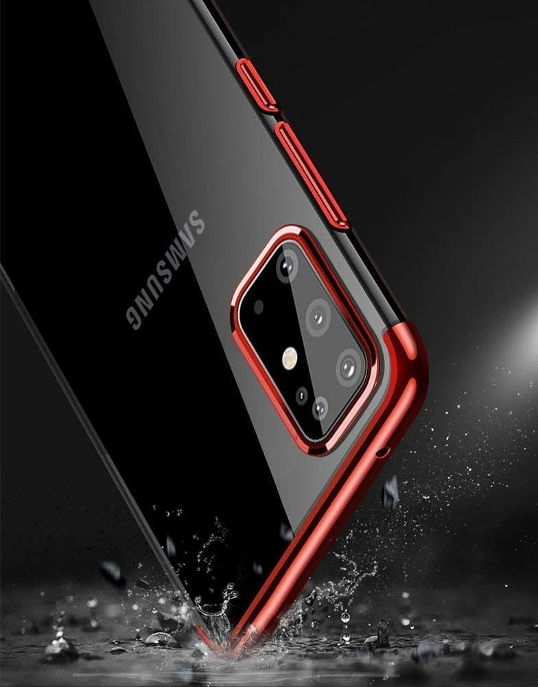 Mbështjellës Hurtel Clear Color 0.3mm për Samsung Galaxy A72, TPU, Kaltër/Transparent