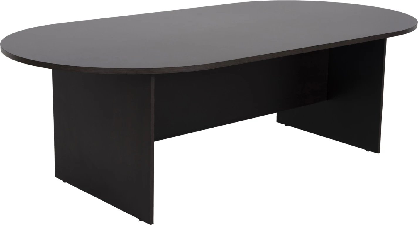 Tavolinë ovale për konferenca SIENNA FH2134.02 melaminë në ngjyrë wenge 240x120x75H cm